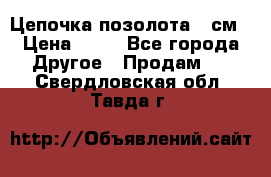 Цепочка позолота 50см › Цена ­ 50 - Все города Другое » Продам   . Свердловская обл.,Тавда г.